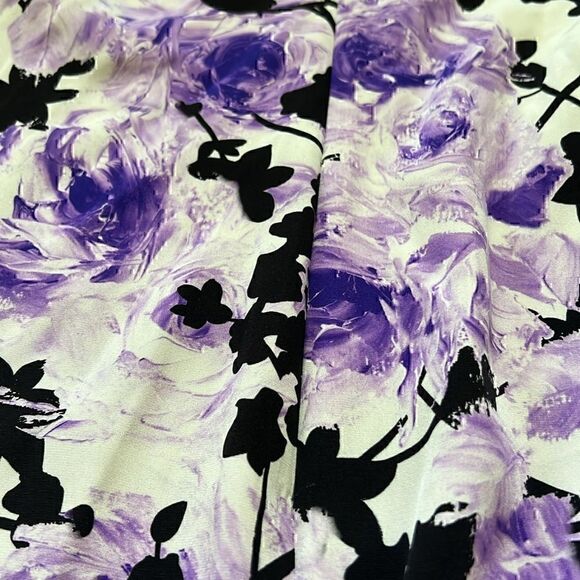 Naeem Khan Silk Mermaid Style Midi Floral Dress - 6 - Picture 12 of 15